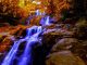 Image Showing A Frontview of Waterfalls at a small creak