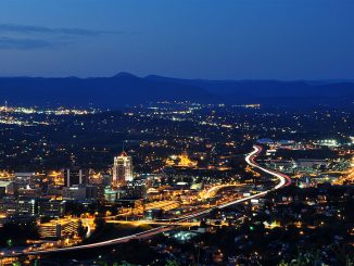 Image of West Virginia, Skyline At Twilight