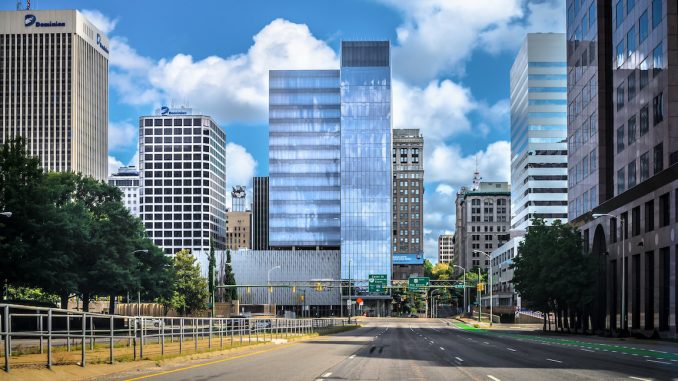 Image Represents the downtown skyline of central virginia