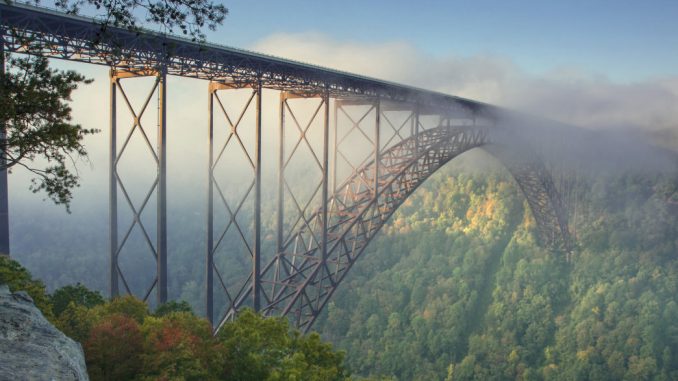 Image Showing The New River Gorge Bridge